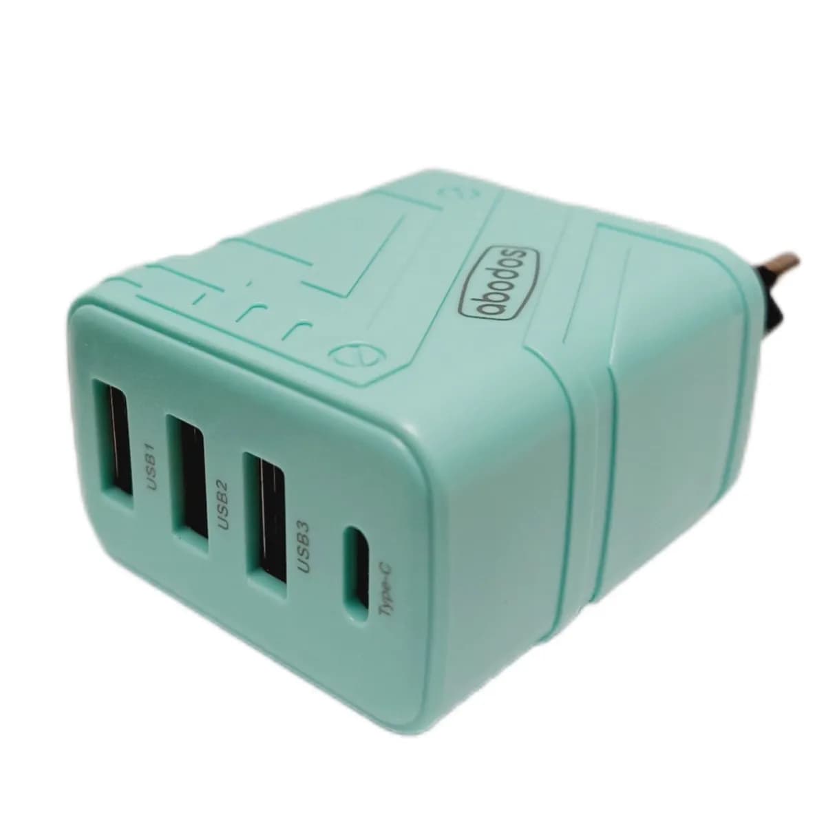 شارژر سریع aAS-CS293KIT با 3 پورت USB و کابل Type-C — تصویر ۴
