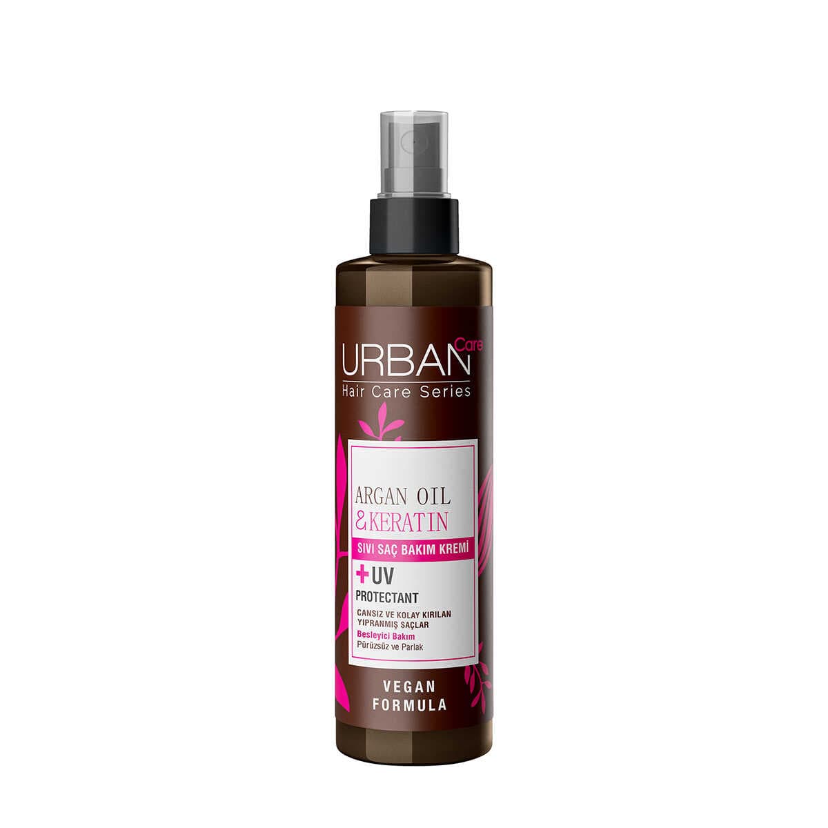 اسپری دوفاز روغن آرگان و کراتین اربن کر مدل Argan Oil & Keratin | حجم 200 میل