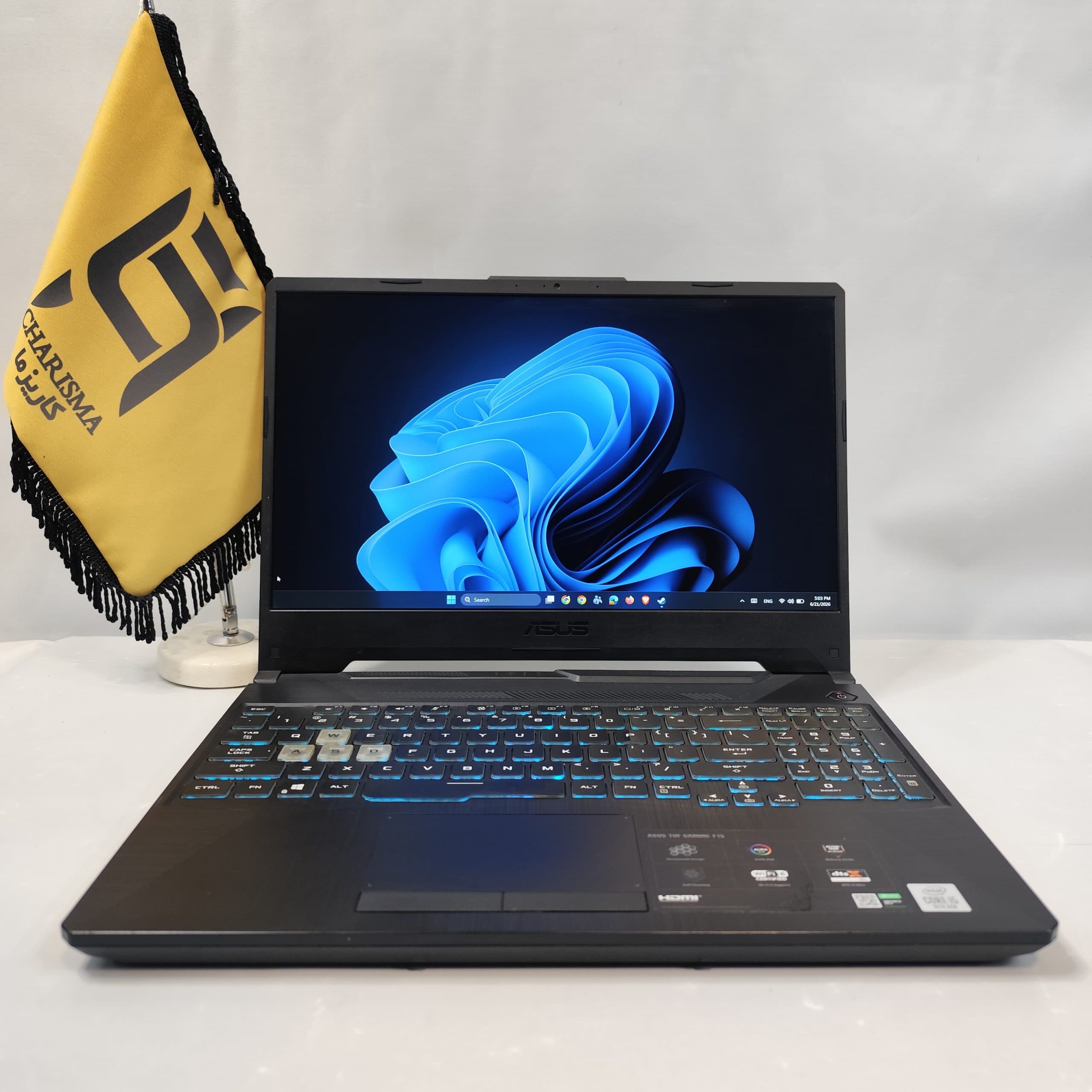 لپ تاپ Asus Tuf Gaming F15 FX506Li پردازنده Core i5 نسل ده چهارگیگ گرافیک مجزا — تصویر ۹
