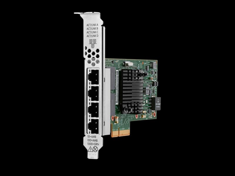 کارت شبکه Intel I350‑T4 Ethernet 1Gb 4‑port BASE‑T Adapter for HPE