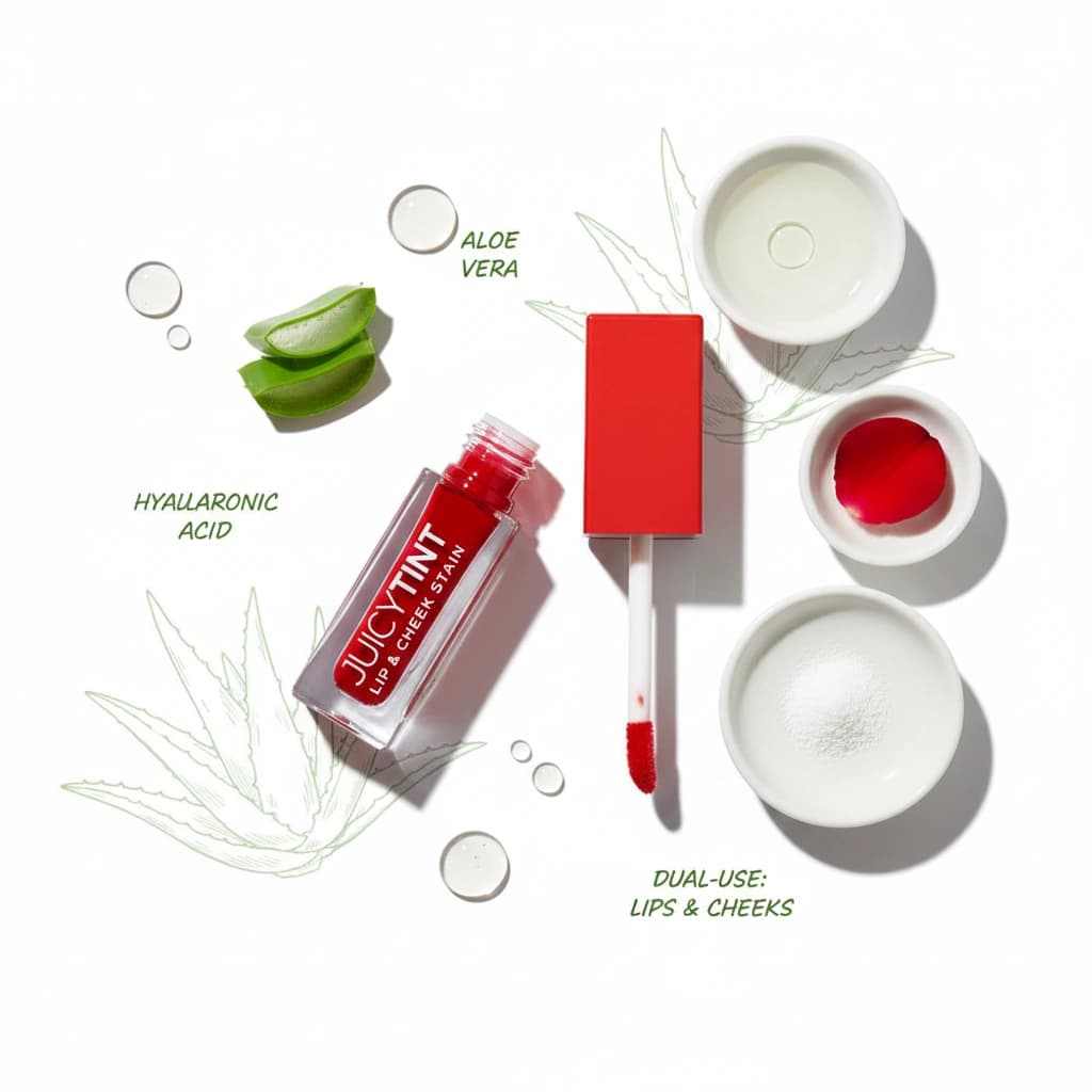 تینت لب و گونه جویسی گلدن رز مدل Juicy Tint — تصویر ۲