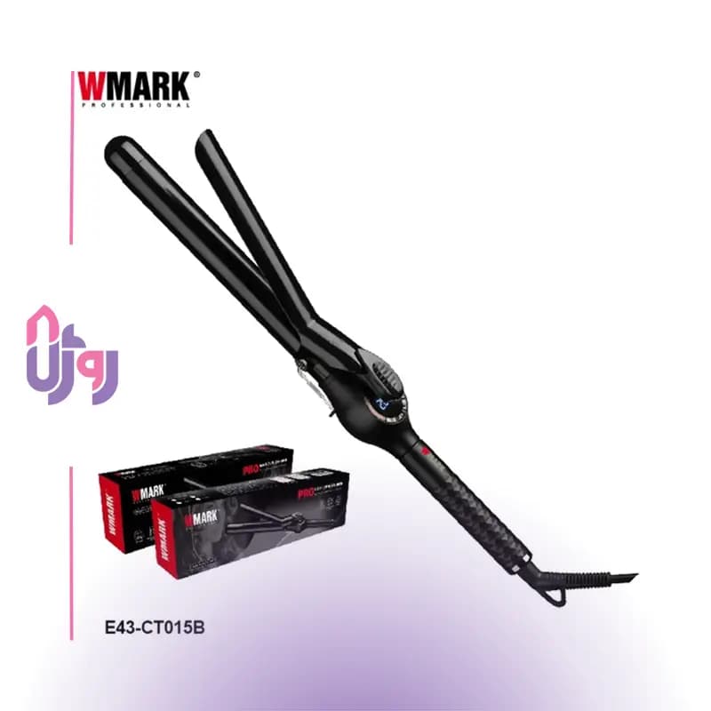 دستگاه فر کننده مو حرفه ای دبلیومارک WMARK مدل E43-CT015B سایز 25 میلی‌متر