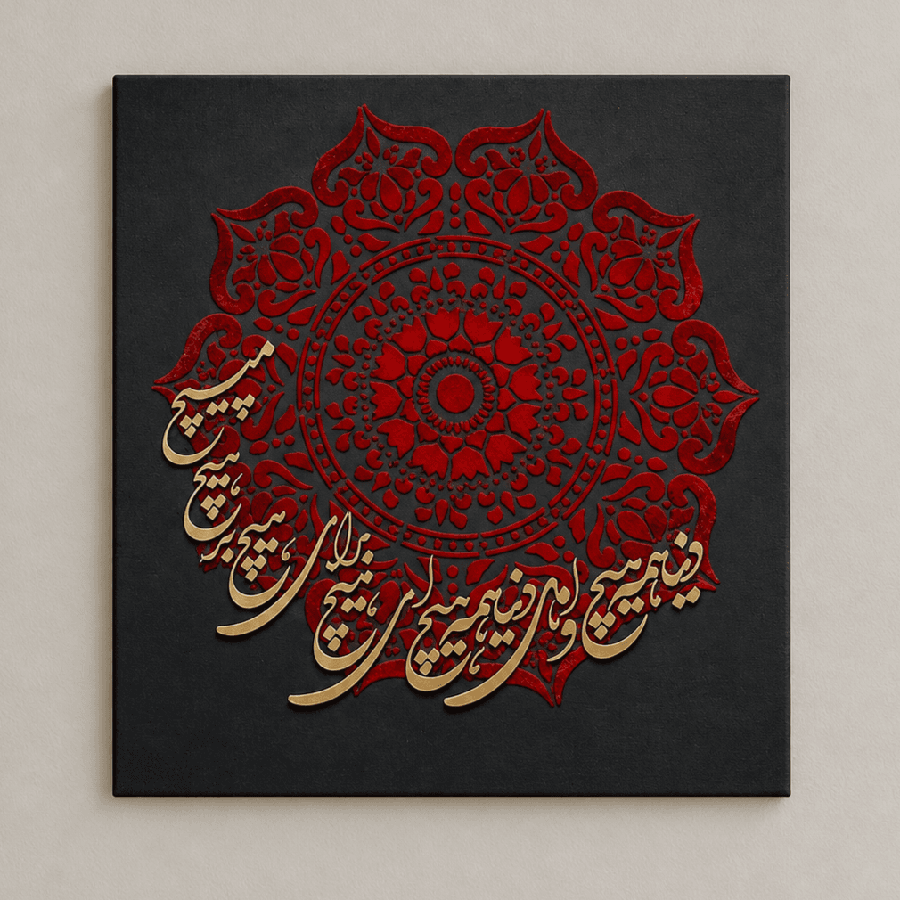 تابلو ماندالا مخمل — تصویر ۳