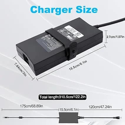 آداپتور لپ تاپ دل 19.5V 7.7A (150W) Slim — تصویر ۳