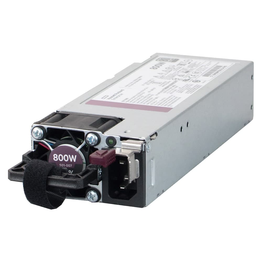 پاور سرور HPE 800W Flex Slot Platinum Hot Plug Low Halogen Power Supply Kit