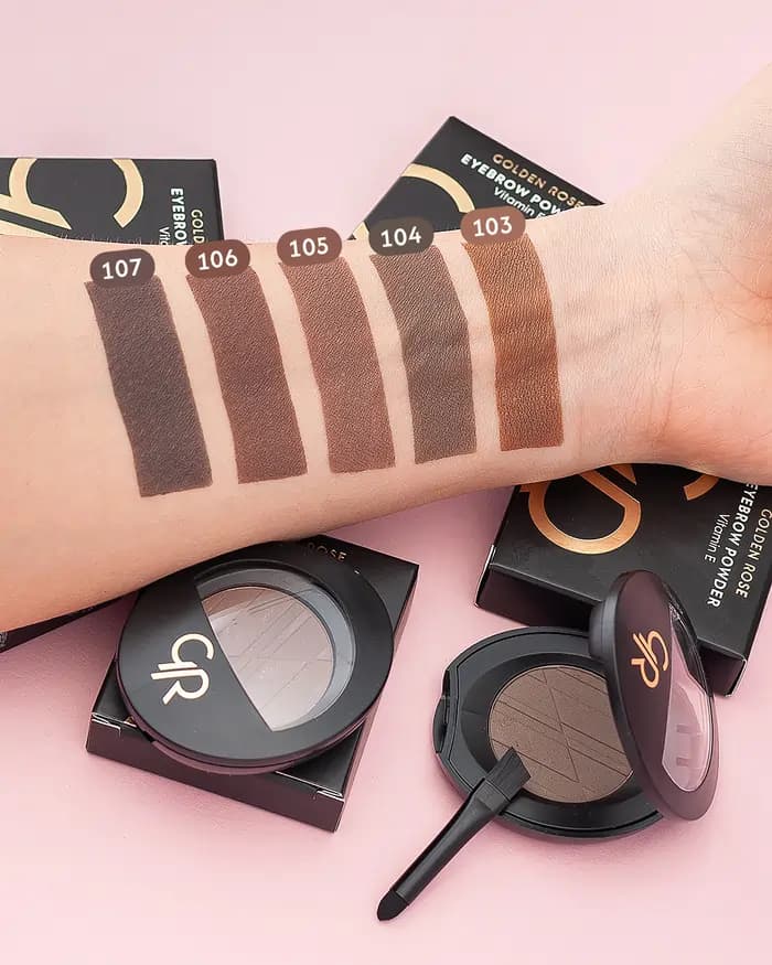 سایه ابرو پودری گلدن رز مدل Eyebrow Powder — تصویر ۲