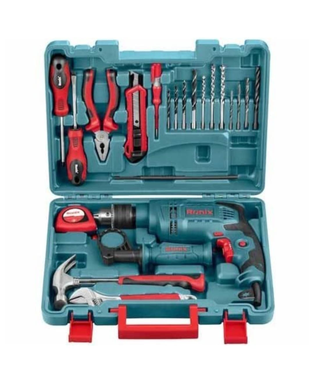 کیت دریل برقی چکشی 13 میلی متری رونیکس مدل RS-0001