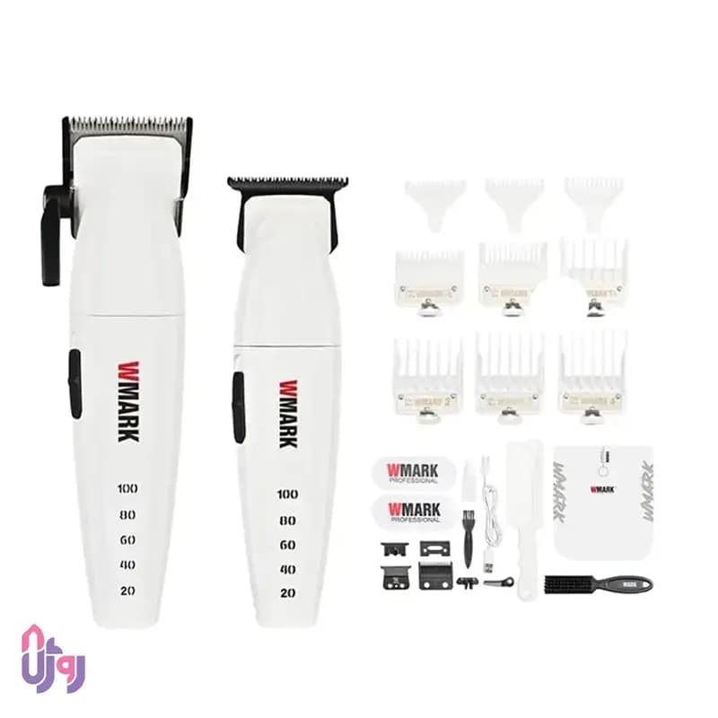 ست ماشین اصلاح حجم زن و خط زن دبلیومارک WMARK مدلNG-8632 KIT — تصویر ۳