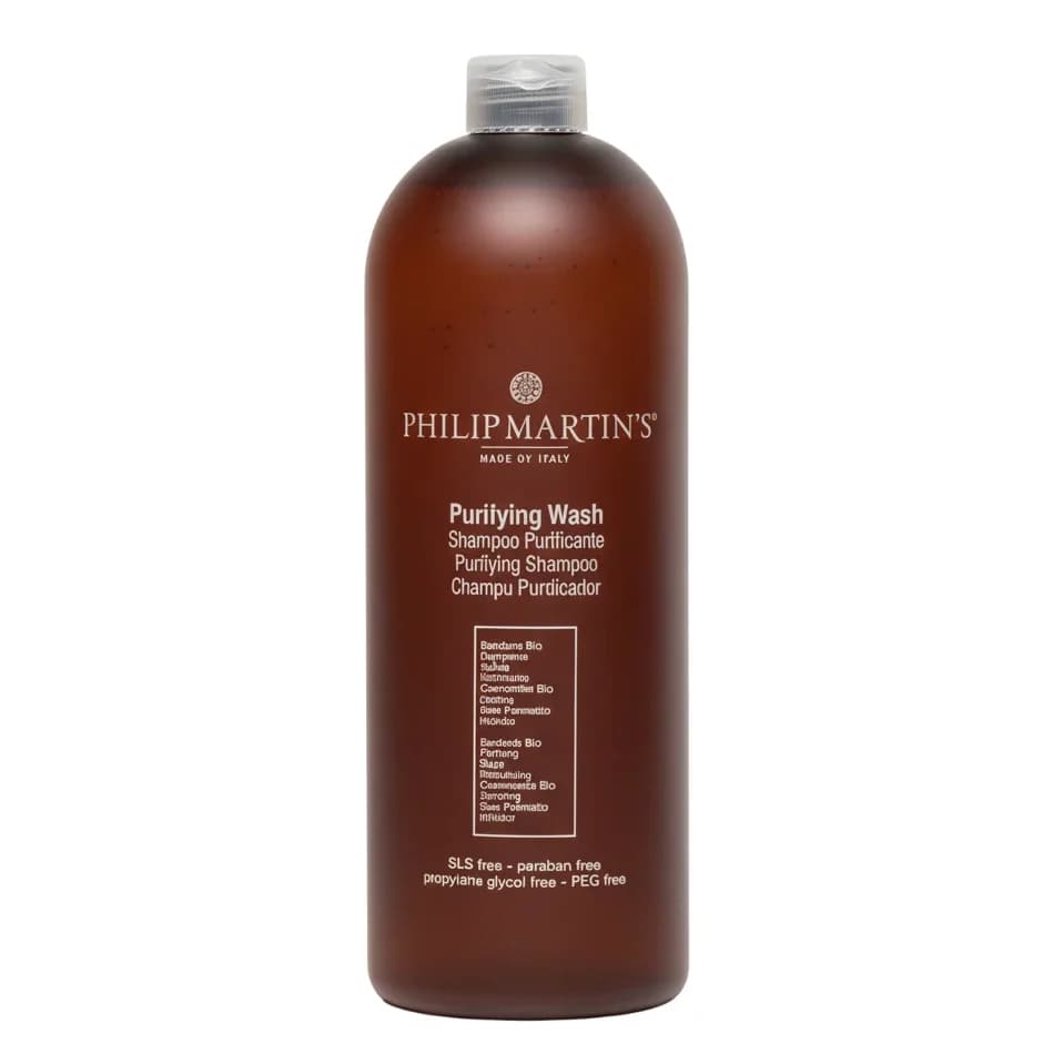 شامپو پاک کننده و کنترل چربی فیلیپ مارتینز Philip Martin’s مدل Purifying Wash | حجم 1000 میلی‌لیتر