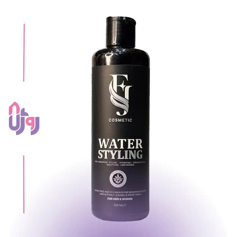 ژل واتر استایلینگ مو افجه FJ با عصاره آلوئه ورا Hair Water Styling Gel حجم 300 میلی لیتر