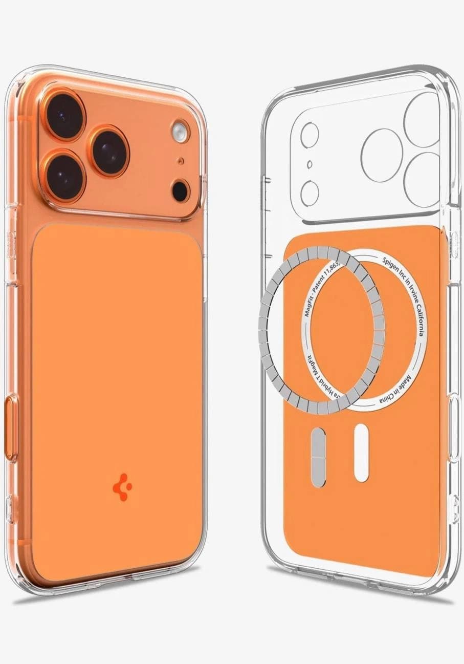 قاب آيفون 17 پرومکس برند SPIGEN مدل ULTRA HYBRID MAGFIT رنگ سفيد — تصویر ۹