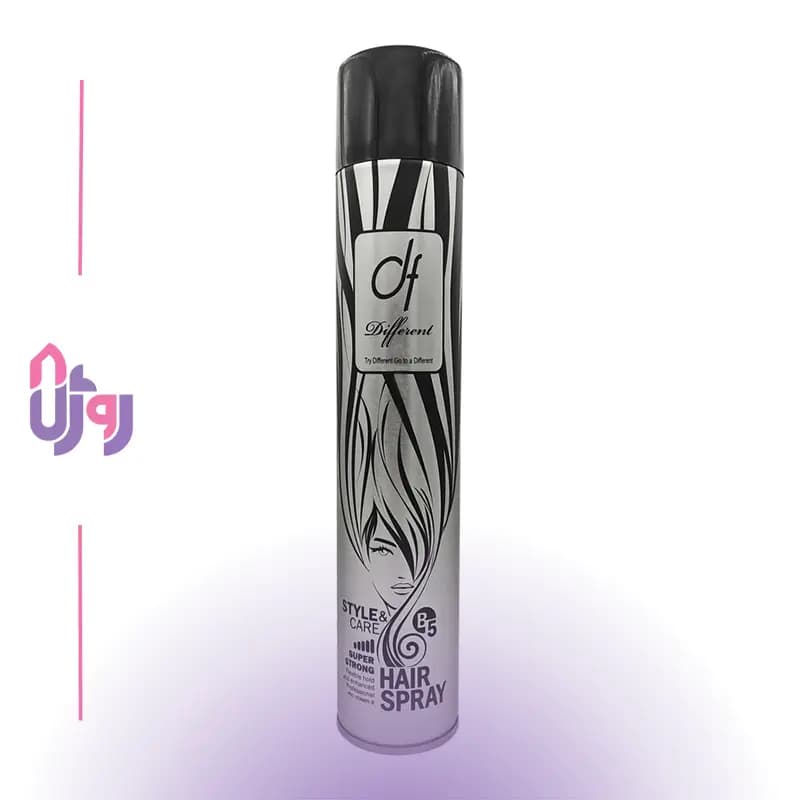 اسپری حالت دهنده مو Different دیفرنت مدل B5 با ماندگاری SUPER STRONG 5 حجم 500 میلی لیتر