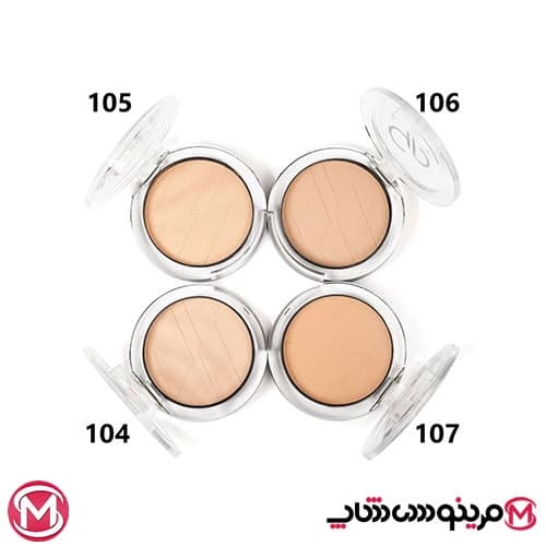 پنکک فشرده طلایی گلدن رز مدل Pressed Powder — تصویر ۱۱