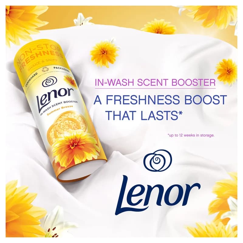 خوشبو كننده لباس نسیم تابستانی لنور Lenor مدل Summer Breeze | حجم 176 گرم — تصویر ۳