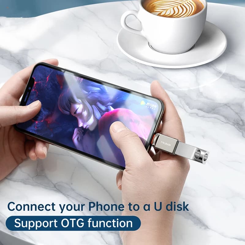 OTG برند مکدودو USB به LIGHTNING — تصویر ۴