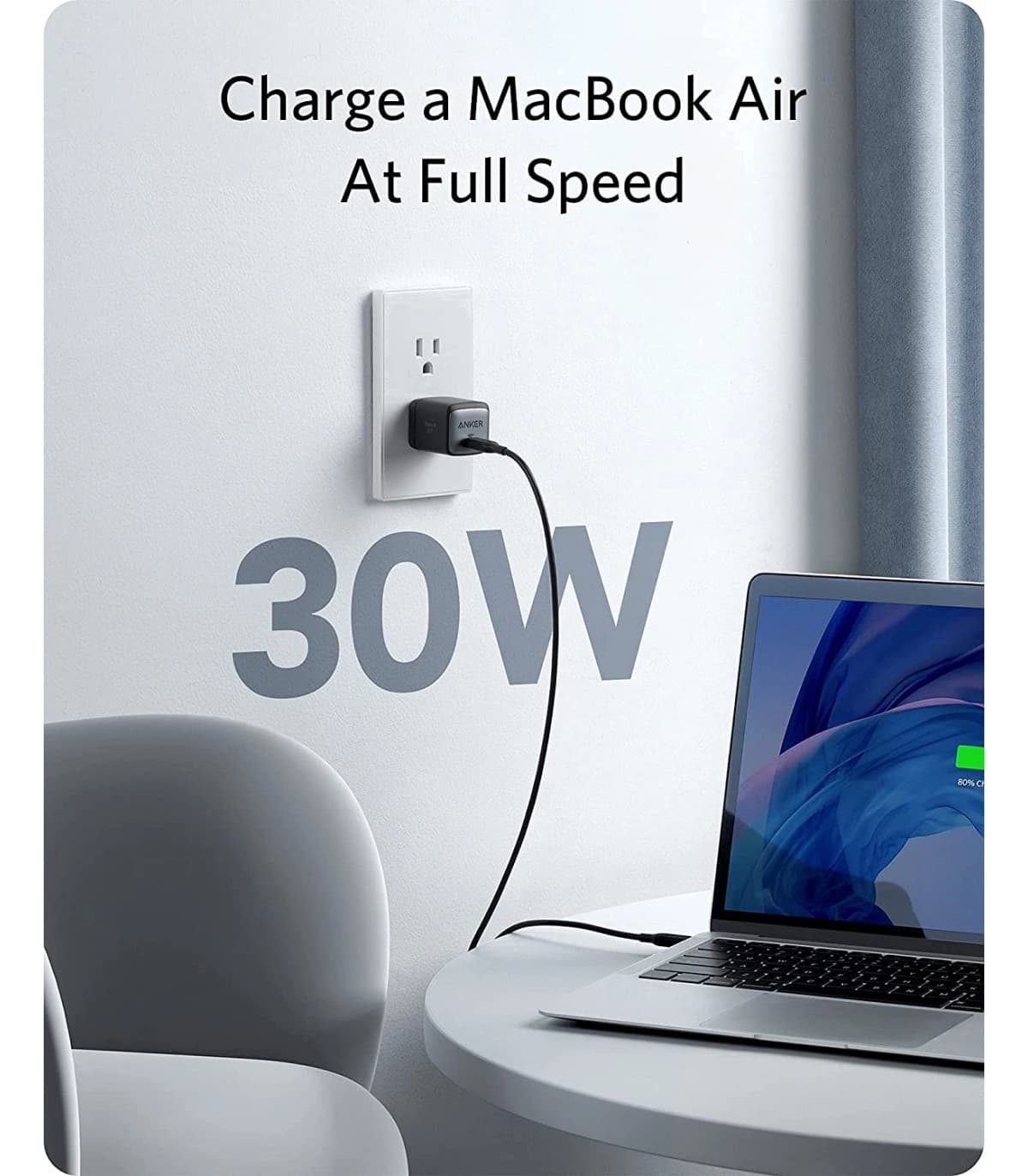 آداپتور برند ANKER مدل B2698 -ZOLO توان 30W — تصویر ۴