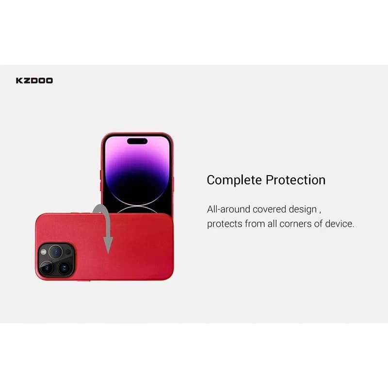 قاب آيفون 16 پرو برند KDOO مدل NOBLE رنگ مشکي — تصویر ۳