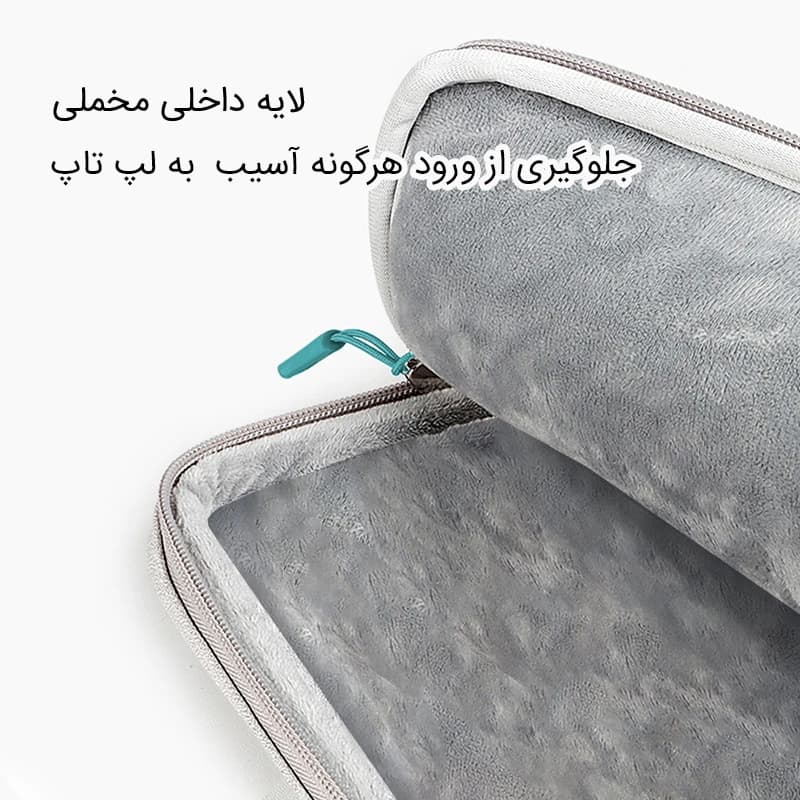 کيف لپ تاپ برند COTECI مناسب سايز 14-16 اينچ رنگ مشکي — تصویر ۴