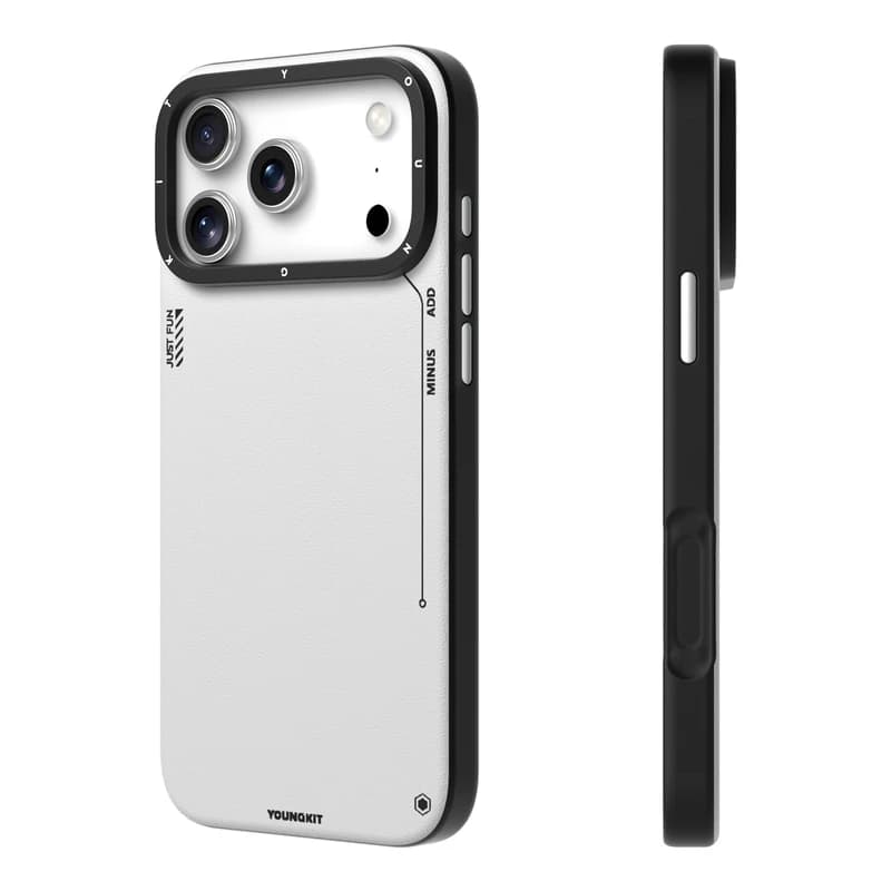قاب آيفون 17 پرومکس برند YOUNGKIT مدل SIMPLE LEATHER — تصویر ۵