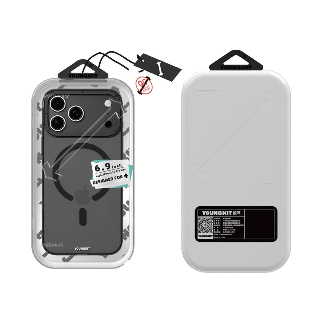 قاب آيفون 17 پرومکس برند YOUNGKIT مدل CRYSTAL SHIELD — تصویر ۶