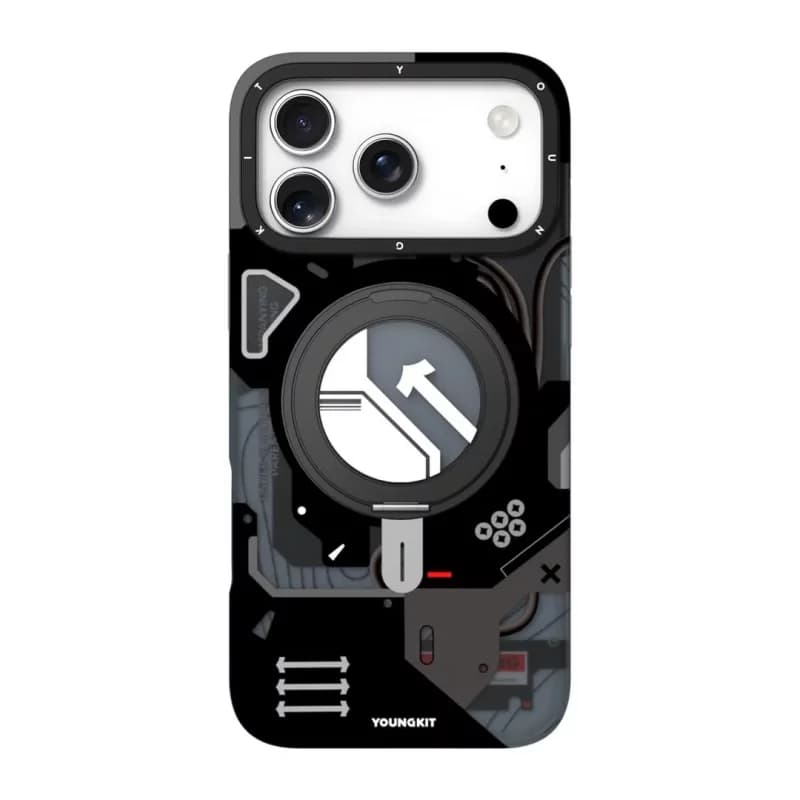 قاب آيفون 17 پرومکس برند YOUNGKIT مدل cyberpunk 360 — تصویر ۵