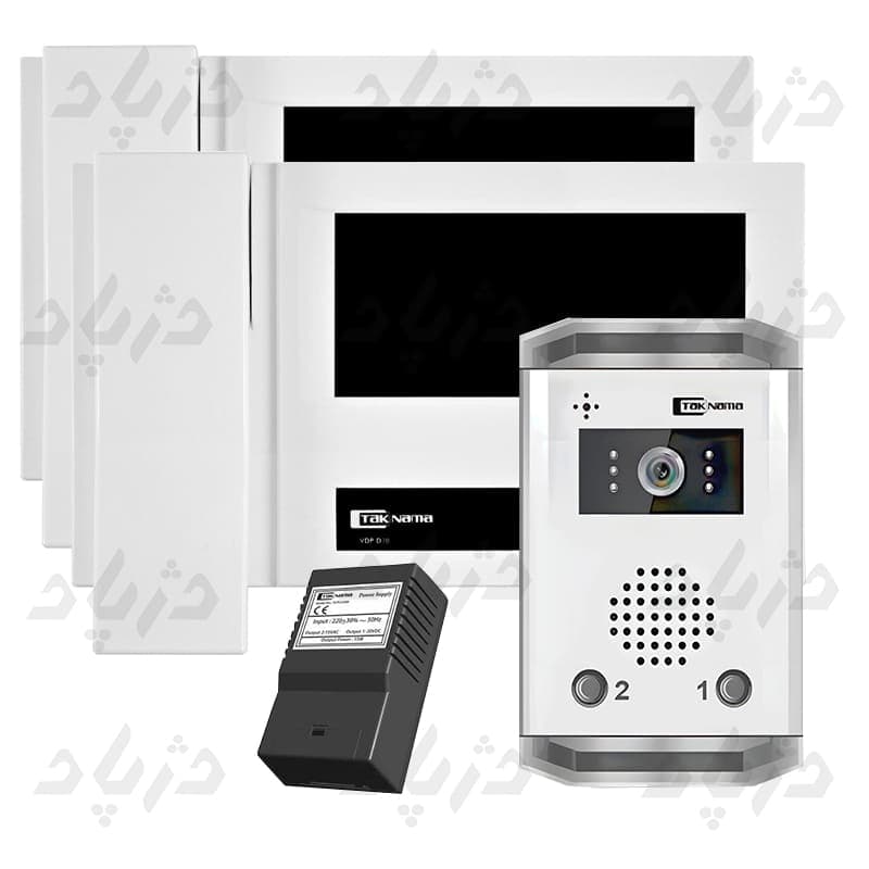 پک دو واحدی آیفون تصویری تکنما D70 — تصویر ۲
