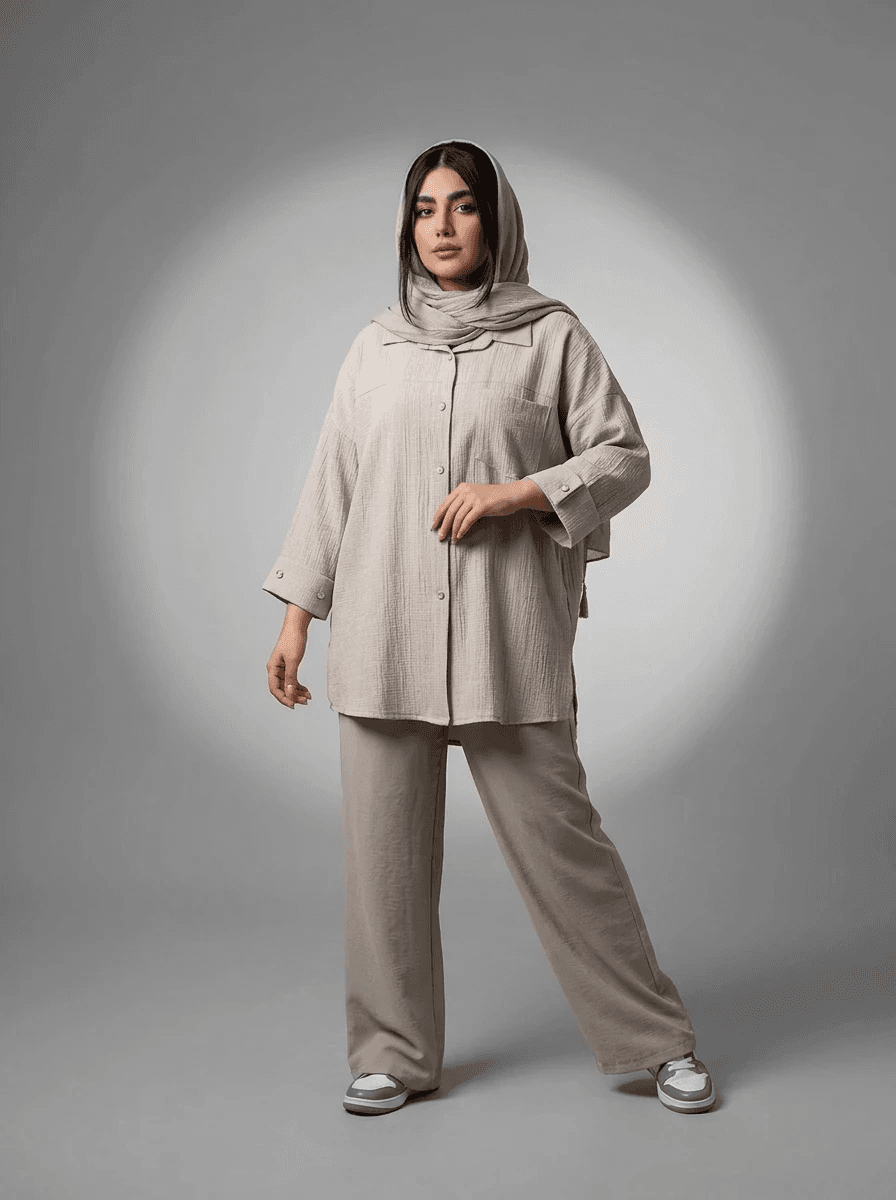 شومیز تابستانی آستین مچی