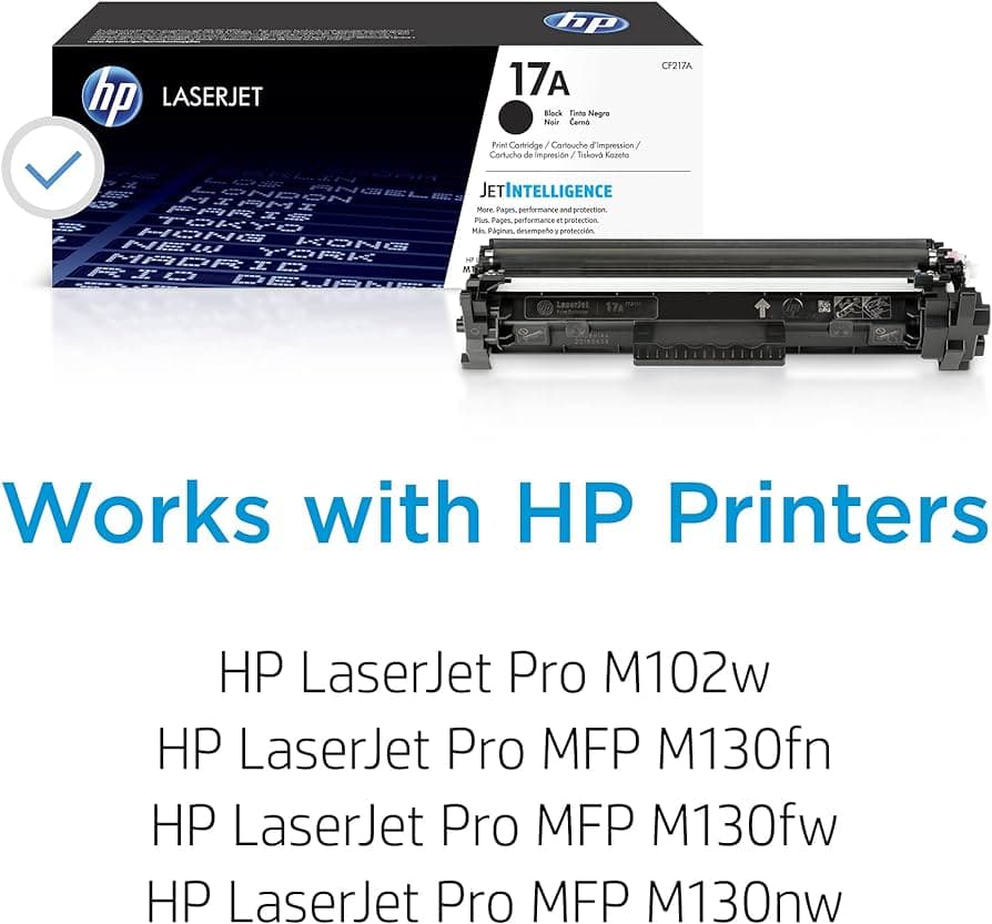 کارتریج اورجینال لیزری مشکی اچ پی HP 17A