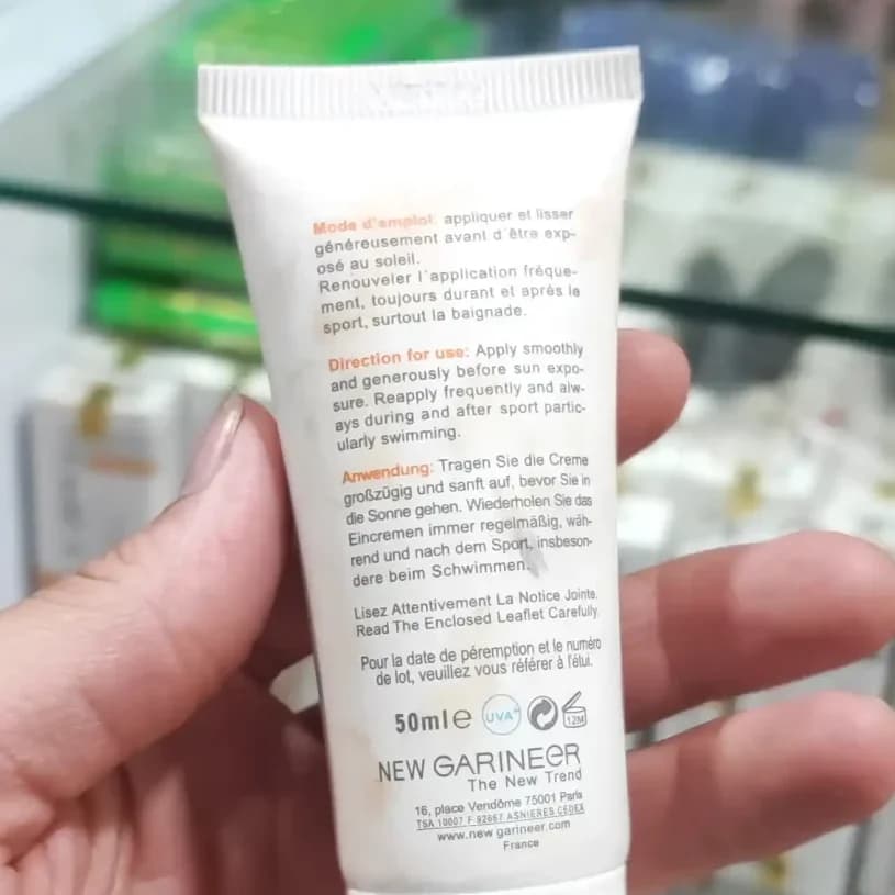 بیبی کرم گارنیر SPF 50++ ضد آفتاب رنگی مناسب همه پوستها — تصویر ۵