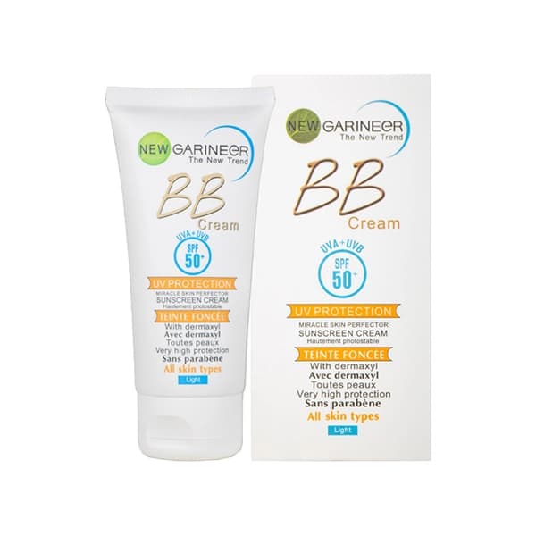 بی‌بی کرم ضد آفتاب گارنیر +SPF 50 محافظت و پوشش کامل پوست — تصویر ۲