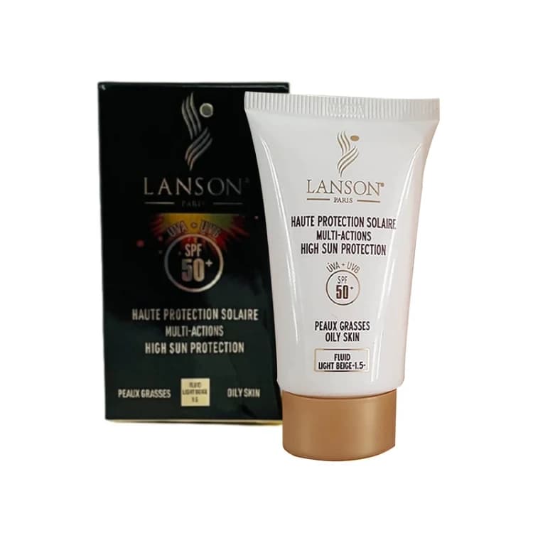 کرم ضد آفتاب لانسون SPF 50 شماره 1.5 – مناسب انواع پوست، 40 میلی‌لیتر