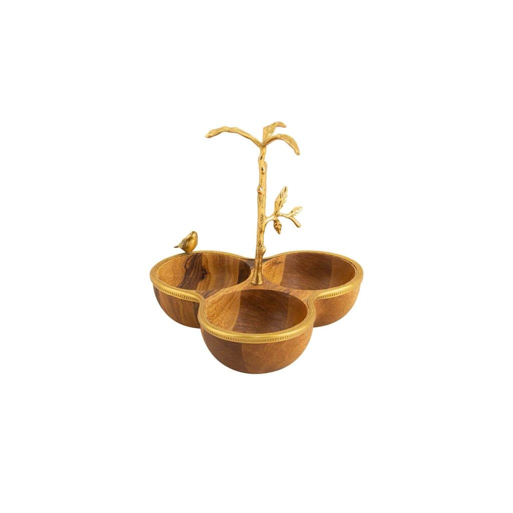 اردور خوری سه خانه گلد کیش مدل گنجشک کد GK829521