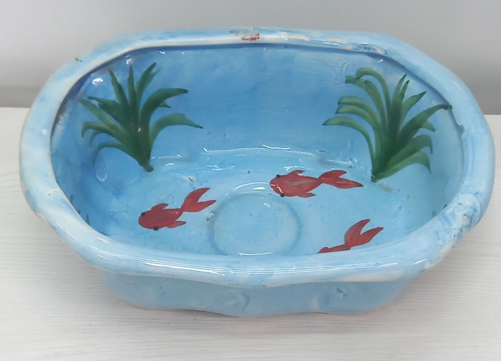 حوض ماهی سفال و رزین