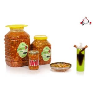 ترشی قارچ و زیتون (mushroom olive)