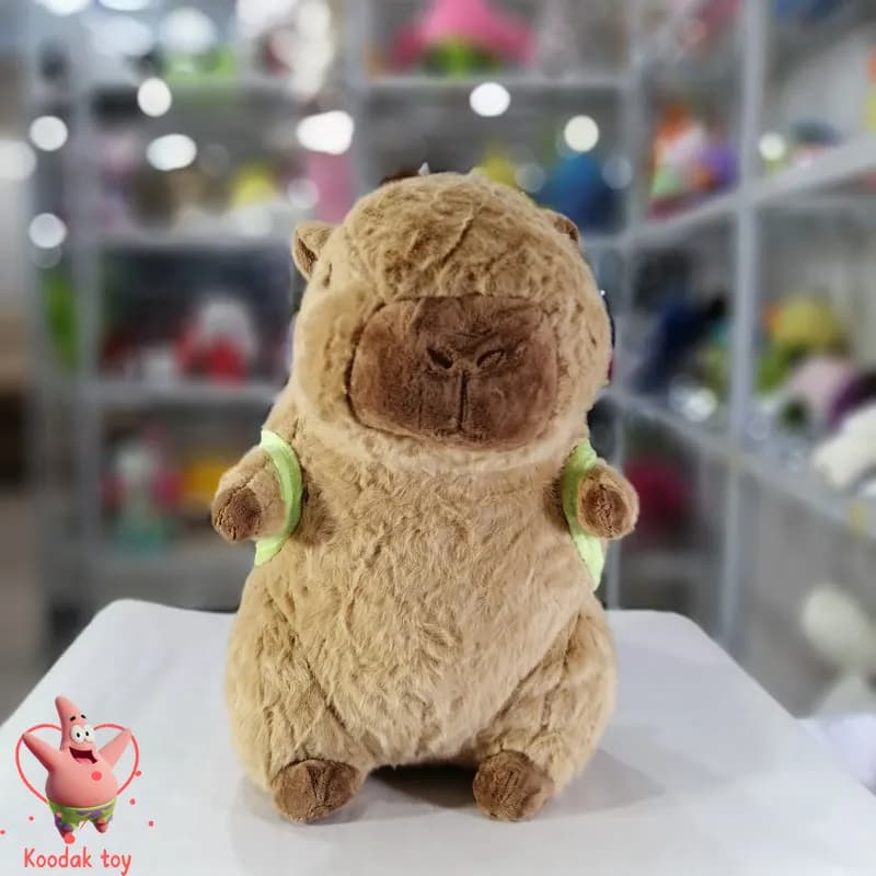 عروسک راسو کاپی بارا 30 سانتی کیف دار — تصویر ۲