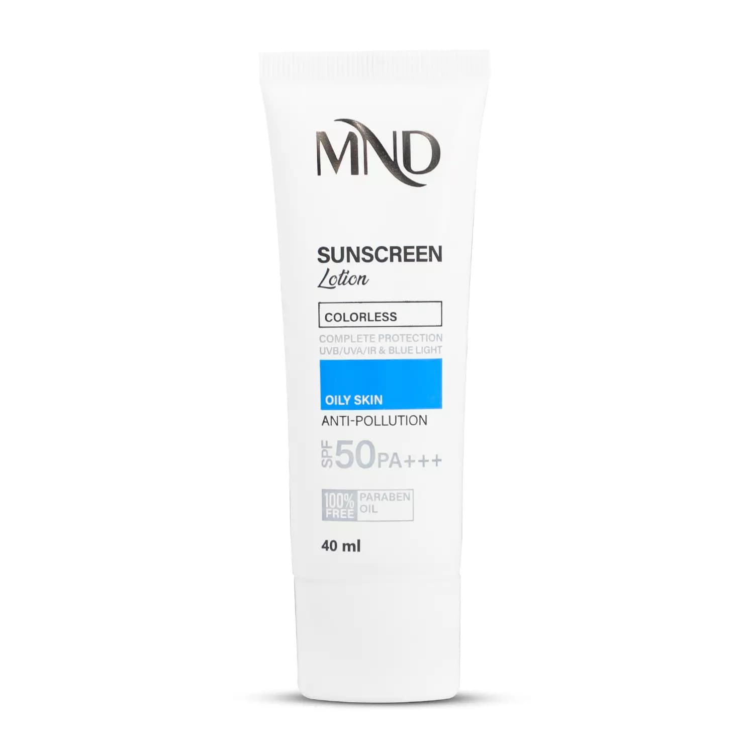 لوسیون ضد آفتاب (SPF 50) مناسب پوست چرب ام ان دی 40 میلی‌لیتر — تصویر ۳