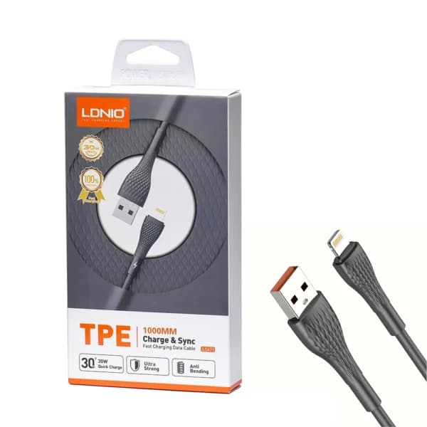 کابل شارژ لایتنینگ الدینیو مدل LS671 — تصویر ۳