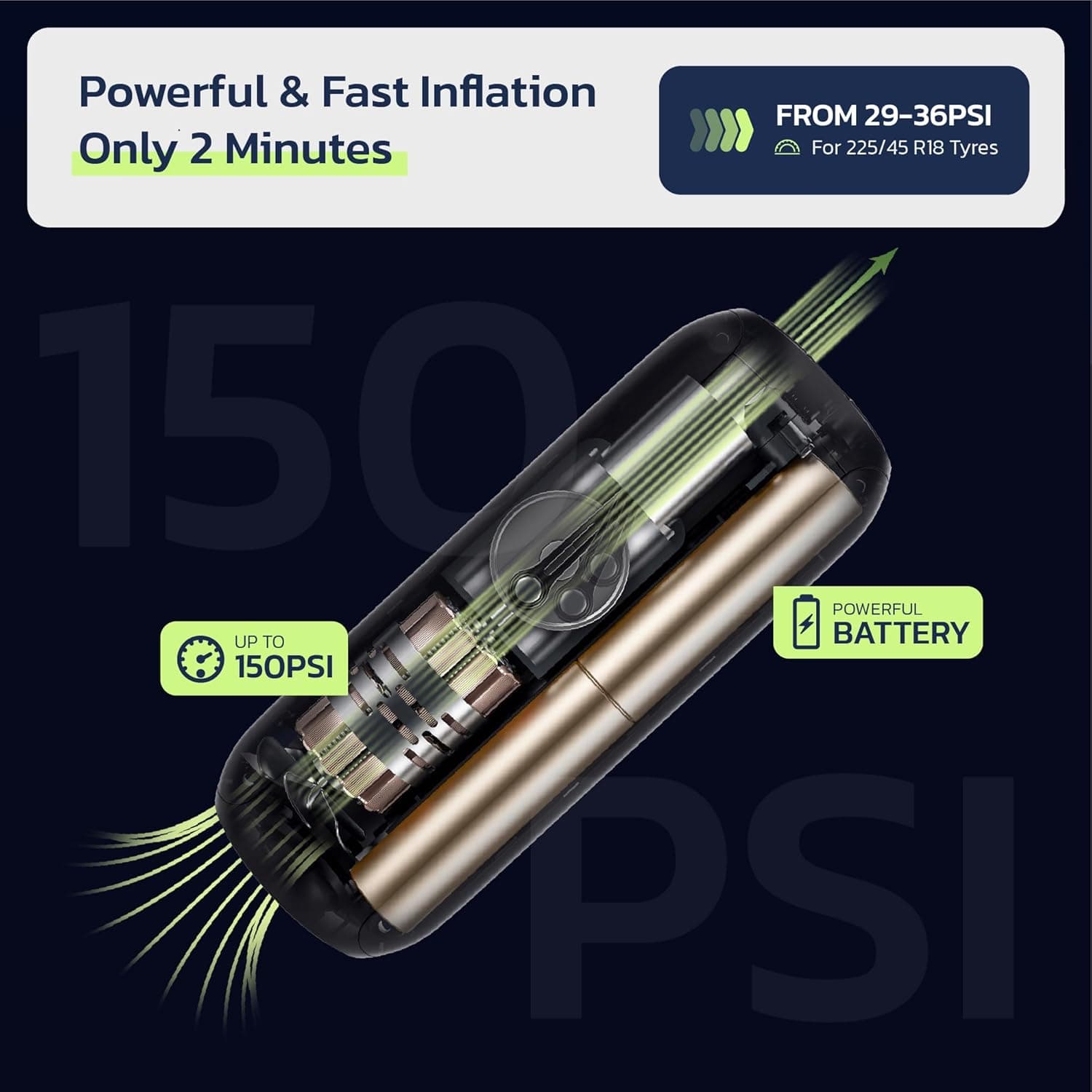 پمپ باد شارژی Woowind مدل LP1 — تصویر ۴