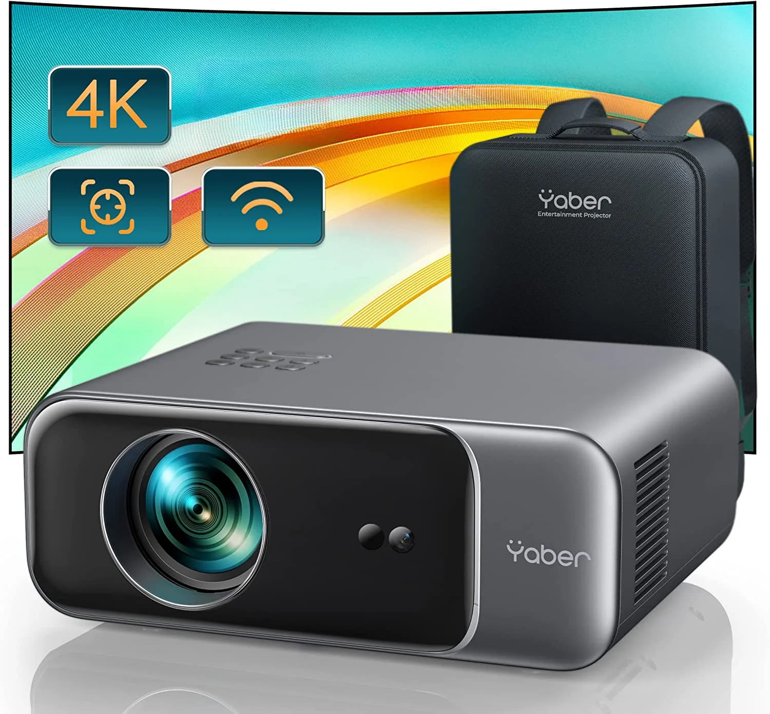 ویدیو پرژکتور یابر مدل Pro V9 — تصویر ۴