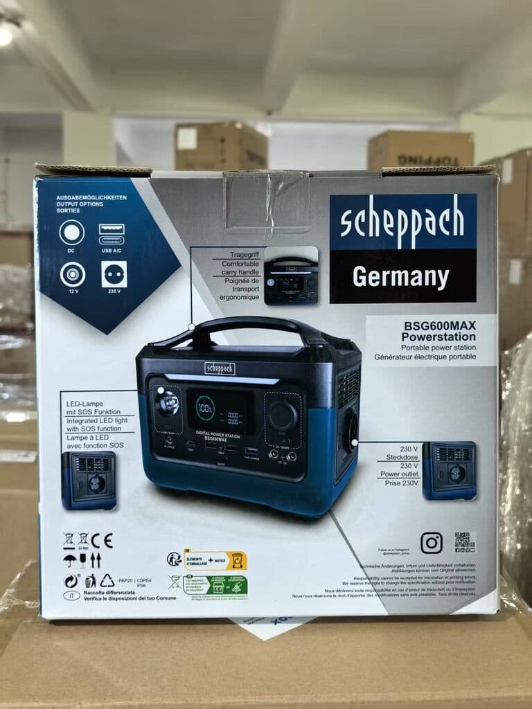 پاور استیشن 300 وات Scheppach مدل BSG600MAX — تصویر ۷