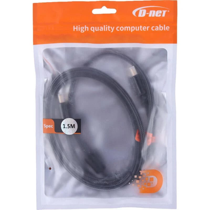 کابل D-Net HDMI 4K 1.5m پوست ماری — تصویر ۳