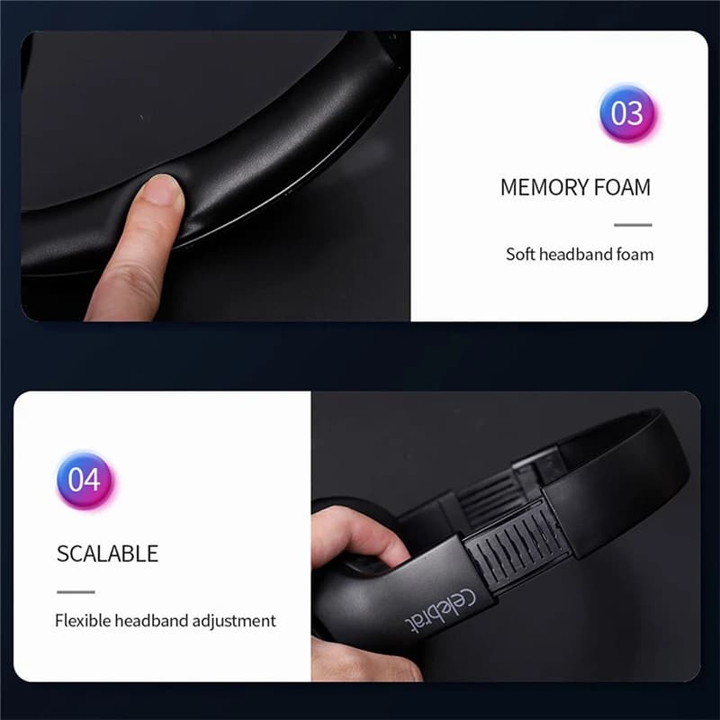 هدفون بی سیم سلبریت مدل A28 — تصویر ۴