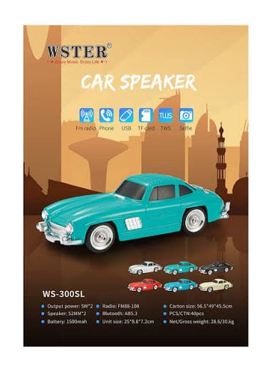 اسپیکر بلوتوثی WSTER WS-300SL — تصویر ۳