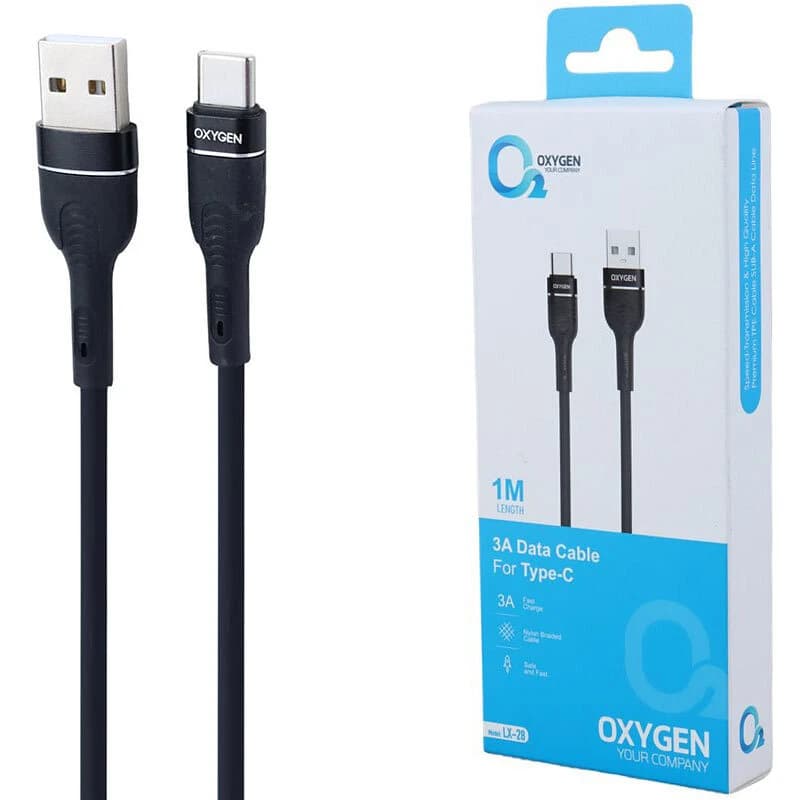 کابل تایپ سی اکسیژن OXYGEN LX-28 3A