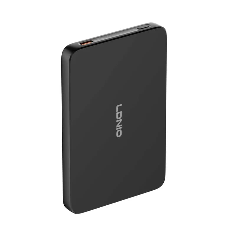 پاوربانک LDNIO PQ28 ظرفیت 5000mAh | شارژ بی‌سیم 15W
