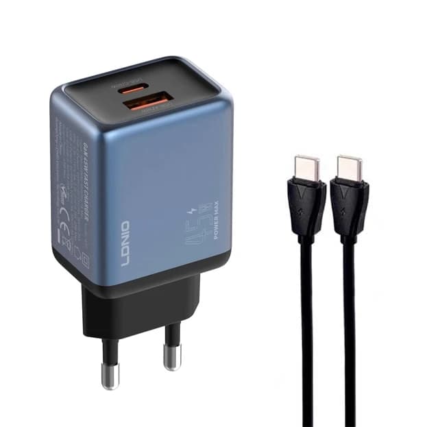 شارژر LDNIO Q12 | شارژر GaN توان 45 وات — تصویر ۸