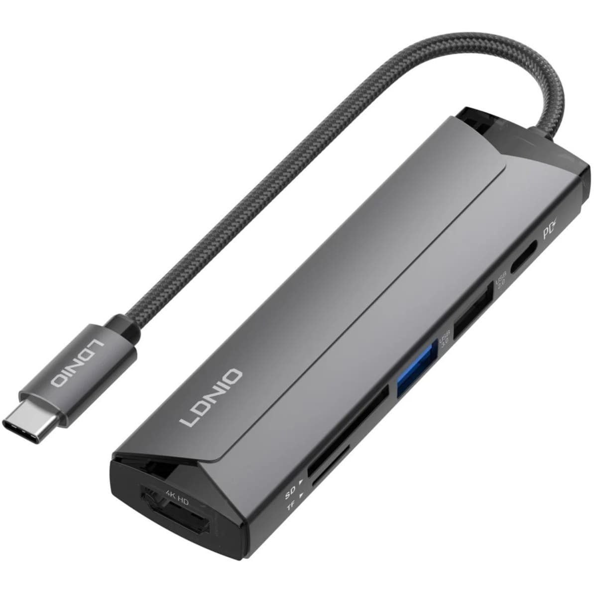 هاب 6 پورت تایپ سی الدینیو مدل DS-56H — تصویر ۷