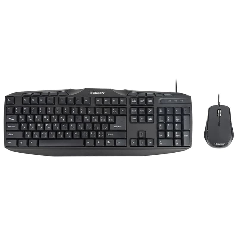 کیبورد و ماوس گرین مدل GKM-305، سوئیچ ممبران، Full-size — تصویر ۲