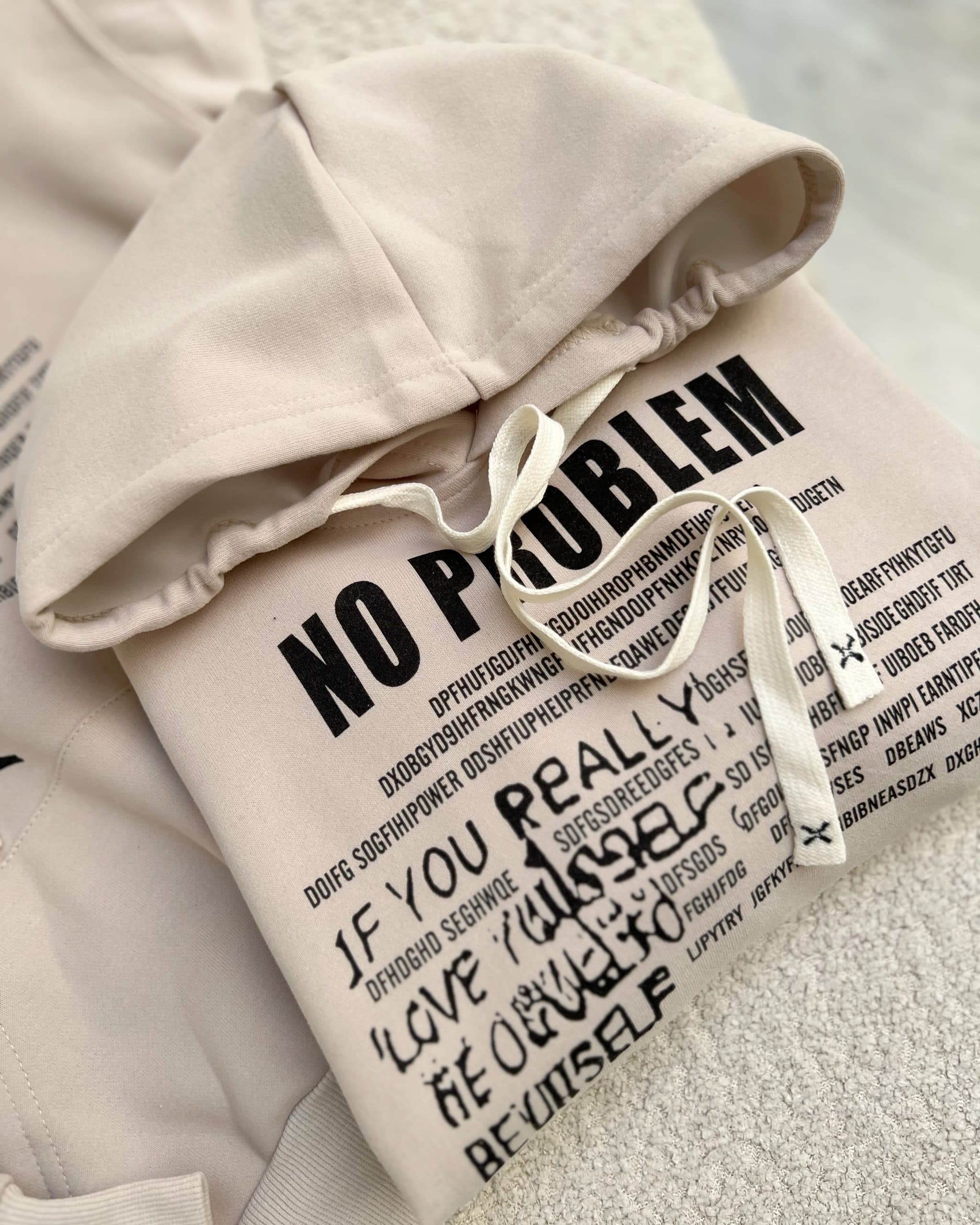 هودی وارداتی طرح NO Problem (180_140) — تصویر ۲
