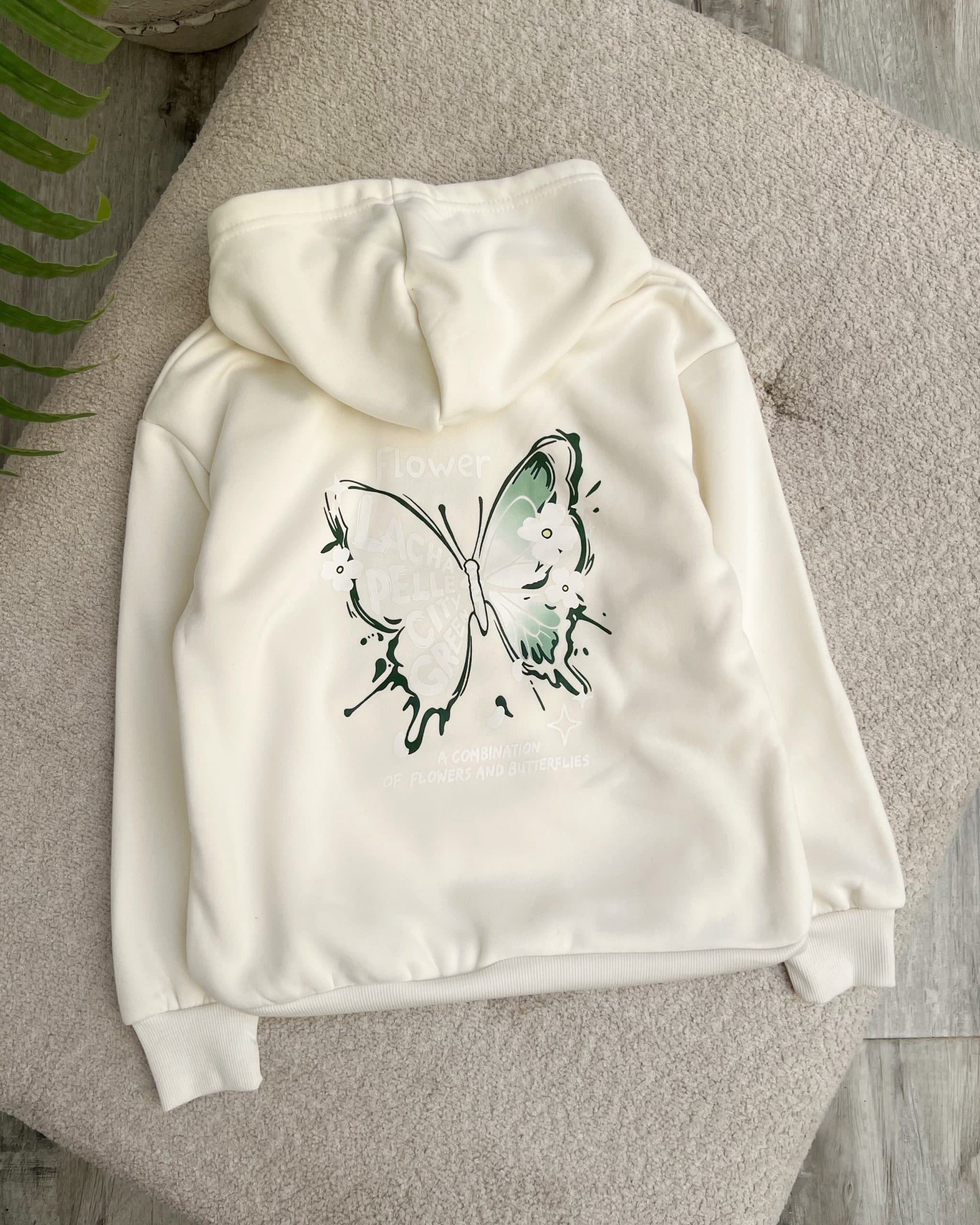 هودی وارداتی پروانه داخل خز (L_3XL) — تصویر ۴